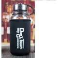 1000ML Big Borosilicate Glass sport water bottle with cover